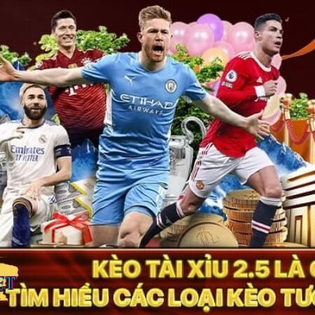 Kèo tài xỉu 2.5 trái (2 1/2) là gì? Cách hiểu đơn giản nhất