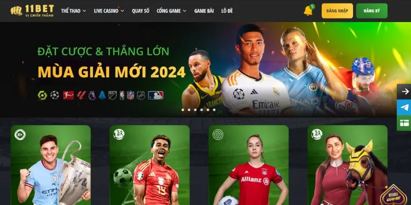 Nhà cái 11BET tặng tiền miễn phí 